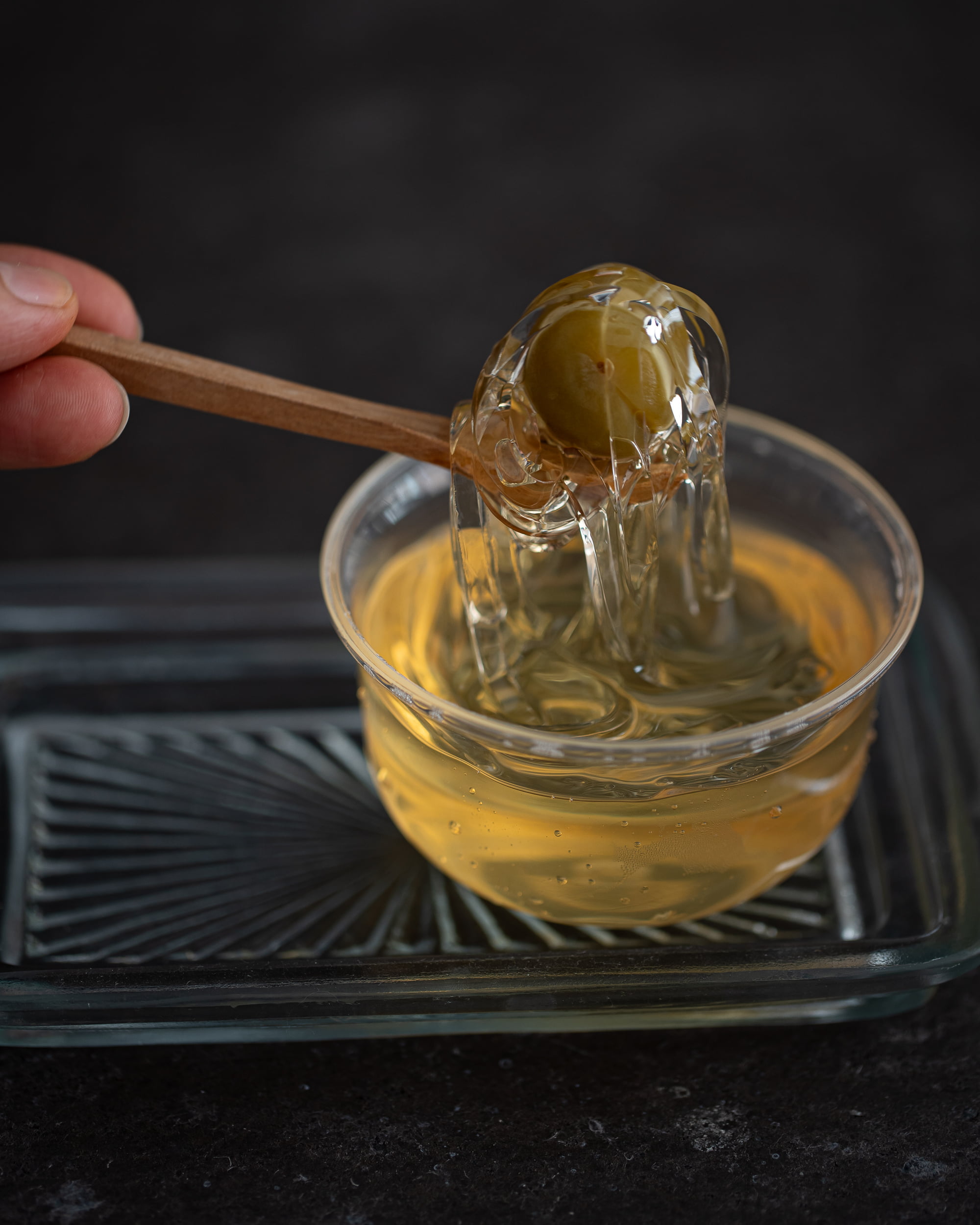 夏の涼味、「流れ梅」