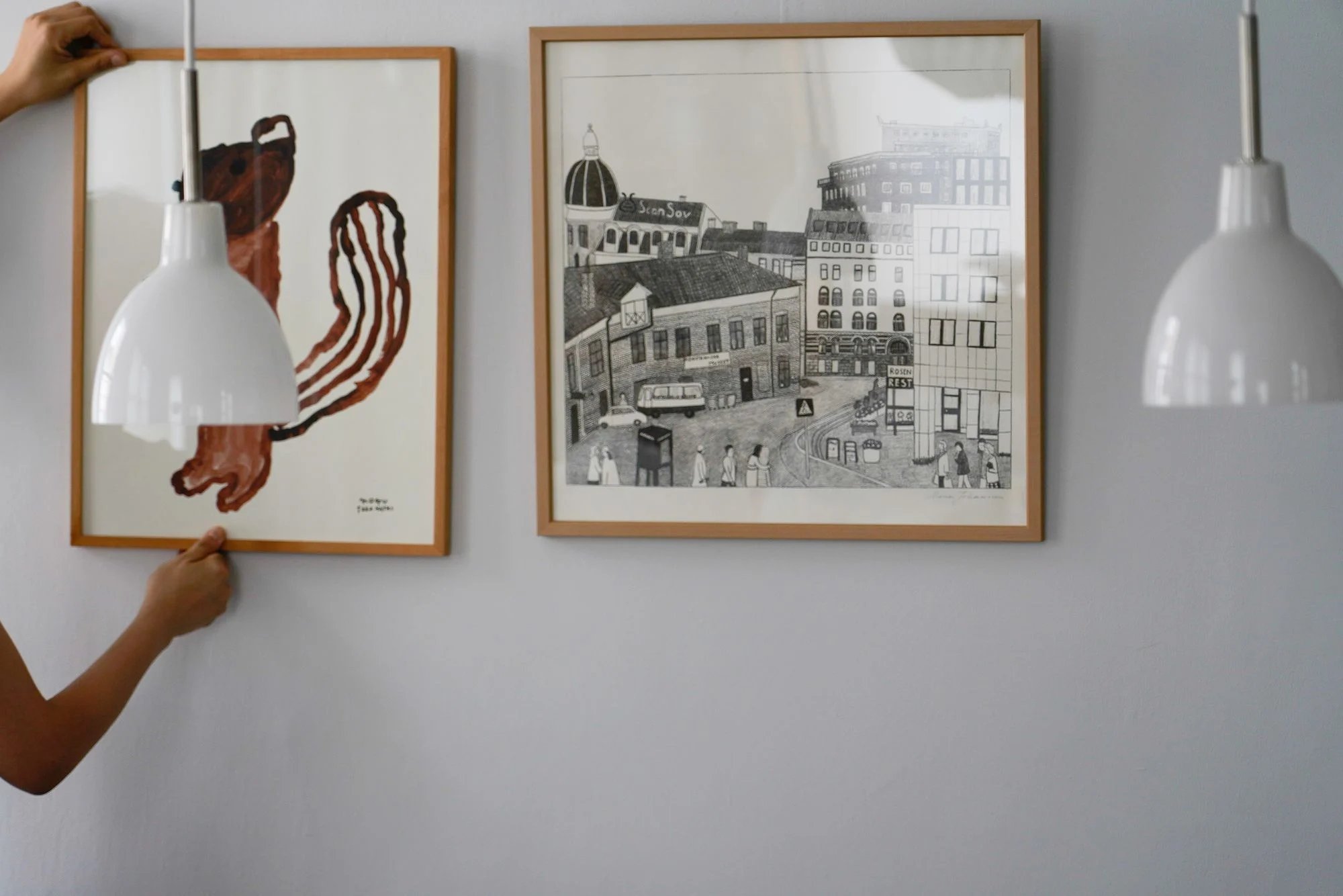 思わず二度見したくなる！北欧インテリアにおすすめの絵画、モグ 
