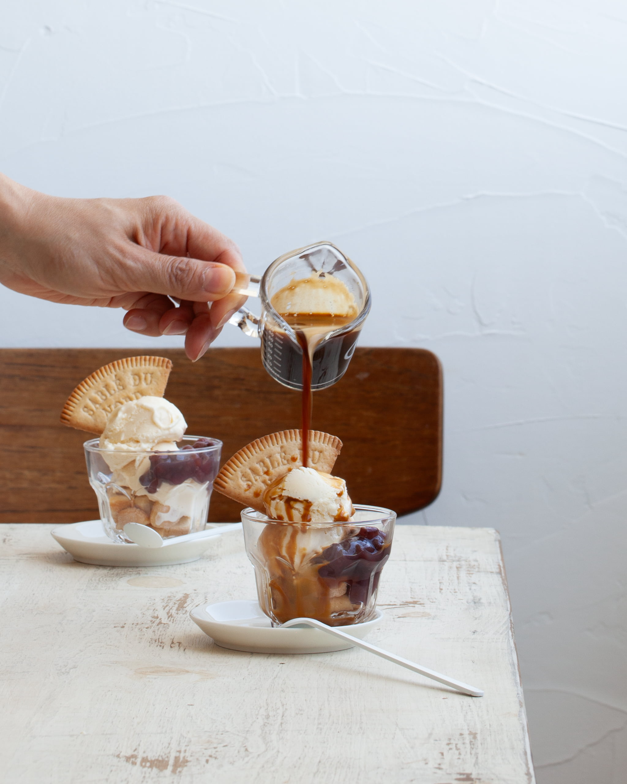 マキネッタやエスプレッソコーヒーでつくる、アフォガートのアレンジ