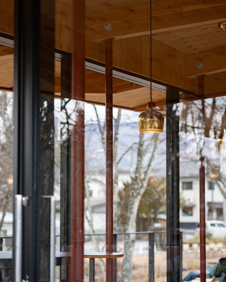 軽井沢ショーゾーコーヒー（SHOZO COFFEE）にあるアアルトのペンダントライト